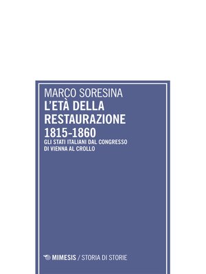 cover image of L'età della Restaurazione 1815-1860